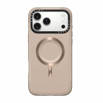 Force iPhone 17 Pro Max CASETiFY Case with Anti-Slip/Slim Fit/Compatible with Magsafe | Taupe