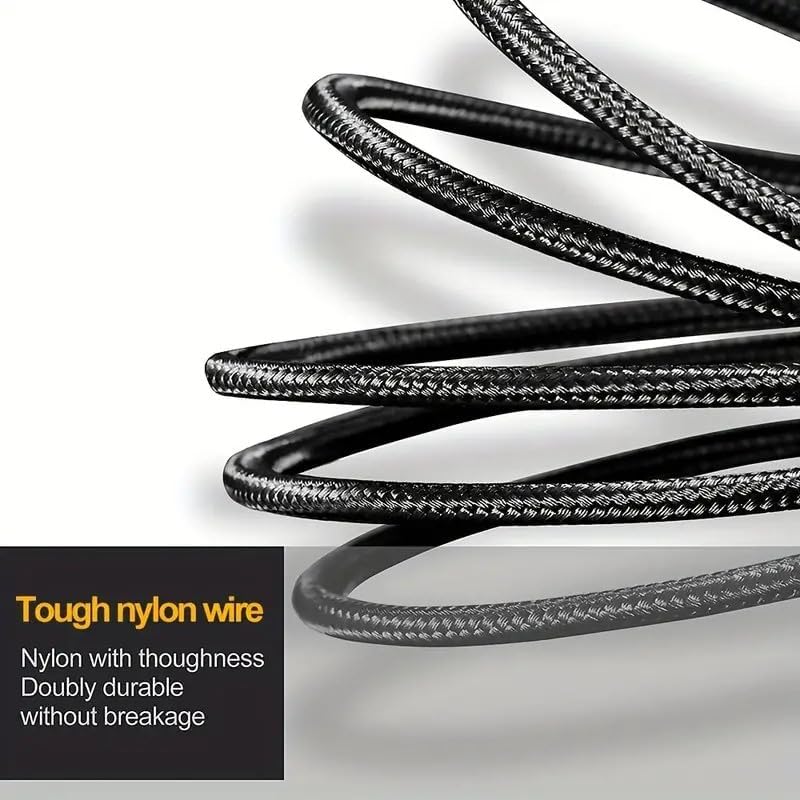 Universal Fast Charging 3 In 1, USB-C, Micro USB, Nylon Braided Fast Charging Usb Cable  Compatibility Support for iPhone, Android, tablets, power banks, and other USB-powered devices