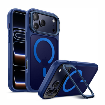 iPhone 17 Pro Max Case SUPCASE with Camera Control Button (Unicorn Beetle Mag), [Compatible with MagSafe] [Built-in Kickstand] Slim Protective Magnetic Translucent Back Phone Case, Azure